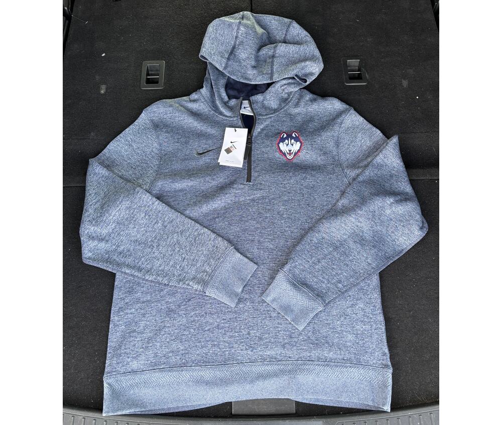 Uconn Huskies Nike Basketball Coaches Hoodie IM2730-419, Men’s Size Medium